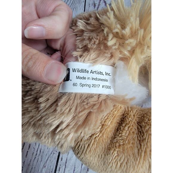 Wildlife Artists Plush Fennec Fox Tan Stuffed Animal Realistic 11in 2017 #1000 - Picture 8 of 10